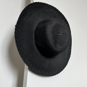 Straw Hat - Black